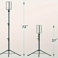 thumbnail image 2 of Newest 72" Telescopic Work Light, 10000LM Dimmable & 15000mAh Battery, Detachable Light with Type-C/Solar Charging, 2 of 9