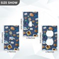 thumbnail image 7 of Yayeee Blank Wall Plate Cover 1-Gang 4.5"x2.7" Home Unused Decorative Outlet, Cartoon Mail Truck Pattern, 7 of 7