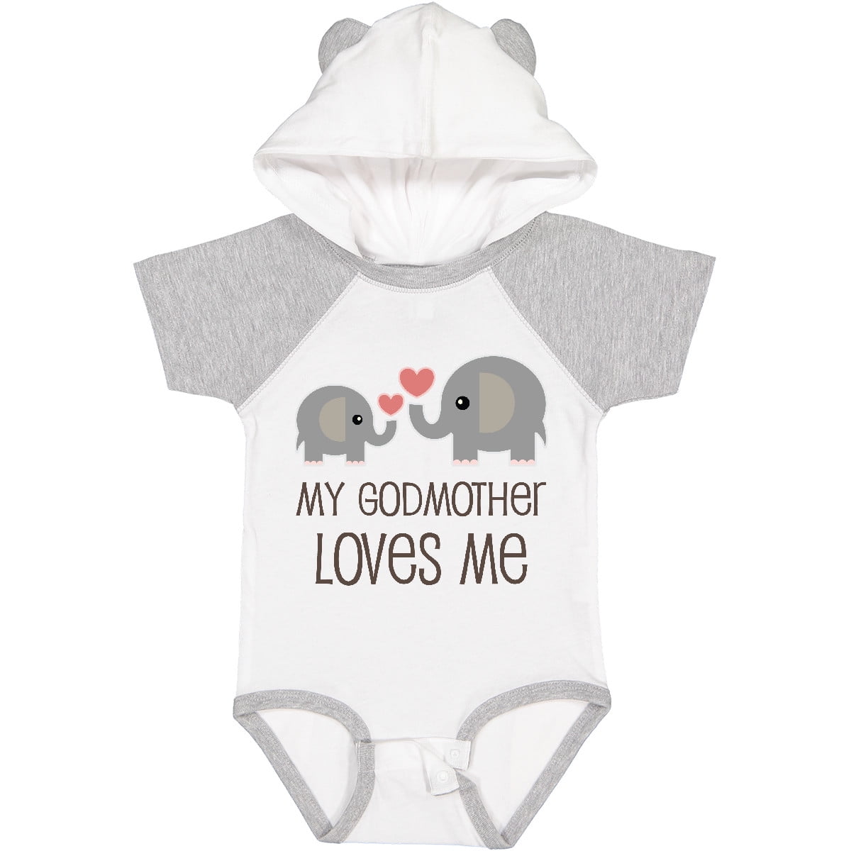 Inktastic My Godmother Loves Me Boys or Girls Baby Bodysuit