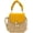Yellow, variant on Kukuzhu Small Straw Tote Handbag for Women Handmade Top Handle Bag Woven Straw Crossbody Shoulder Bag for Summer Beach Travel