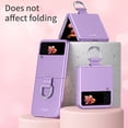 thumbnail image 6 of Allytech Case for Samsung Galaxy Z Flip 3 5G 2021, Ultra Thin Slim Protective Hard PC Anti-Scratch Shockproof Case with Ring Holder Smartphone Case for Galaxy Z Flip 3 2021, Purple, 6 of 7