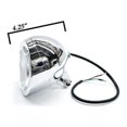 thumbnail image 3 of Krator Custom Chrome Passing Fog Mini Auxiliary Light Concept Compatible with any Harley, Honda, Yamaha, Suzuki, Kawasaki, Custom Bike, Cruiser, Choppers, Scooters, Vespa, Moped, 3 of 6