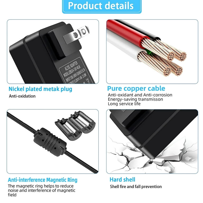 TKDY 21W Echo Power Supply Replacement for Echo 1st 2nd Gen, Echo