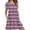 #3-Purple, variant on PATLOLLAV Mini Dresses Women's Summer Casual Short Sleeve Tiered T Shirt Dress with Pockets