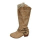 thumbnail image 2 of Botas de montar de vaquero a la moda para mujer, zapatos informales cálidos de tacón medio, botas de tubo medio Wmkox8yii  sdhk277, 2 of 4