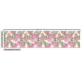 thumbnail image 3 of Ambesonne Floral Inspiration Fabric by the Yard Upholstery, Peonies in Bloom, 2 Yards, Pink Pale Green Eggshell, 3 of 5