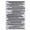 Black, variant on Tzou Washable Stripe Soft Indoor Area Rugs 5'x7' Contemporary Geometric Carpet for Dining Room, Non Shedding(Black)