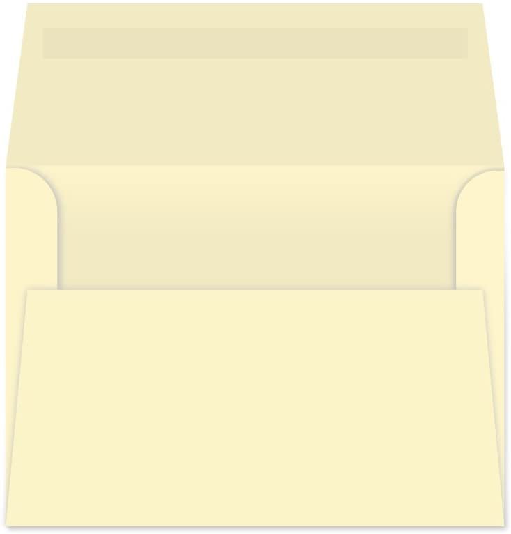A2 Envelope Cream 28lb Square Flap 50 Envelopes