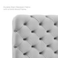 thumbnail image 6 of Modway Lizzy Tufted King/California King Performance Velvet Headboard in Light Gray, 6 of 7