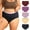 Darks, variant on INNERSY Women's Plus Size Cotton Underwear XL-5XL High Waisted Briefs Panties 5-Pack(3XL,Bloom)
