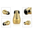 thumbnail image 3 of Light-weight Practice Trombone Straight Mute Sourdine ABS Material for Alto Tenor Trombones, 3 of 7