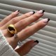 thumbnail image 3 of Press on Nails-Uñas postizas cortas desnudas de acrílico de cobertura completa uñas postizas naturales para mujeres y niñas 24 piezas (varios 5) Namotu HMYH774, 3 of 5
