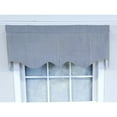 thumbnail image 2 of RLF Home Luxurious Modern Design Classic MG-Ticking Stripe Regal Style Window Valance 50" x 17" Blue, 2 of 4