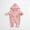 9#Pink, variant on Hzgobj Cotton Baby Romper Newborn Baby Knitted Clothes Longsleeve Jumpsuit Outfit for Boy and Girls Hoodie Set