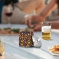 thumbnail image 5 of Yayeee Ashtray with Lid for Cigarette Smokeless Stainless Steel Home Ash Holder, Yellow Floral, 5 of 7