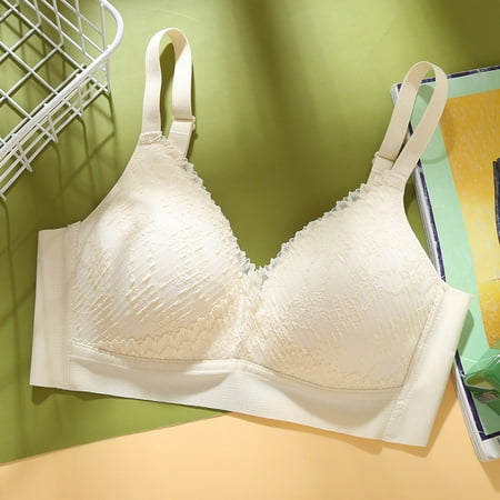 

Tawop Running Sports Bras For Women Women S Rimless Stretch White 10