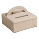 thumbnail image 2 of Caja de almacenamiento para toallas faciales, dispensador de servilletas, soporte para control remoto con asa, pañuelos Beige, 2 of 9