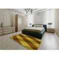 thumbnail image 5 of Ahgly Company Machine Washable Indoor Square Transitional Saffron Red Area Rugs, 3' Square, 5 of 7
