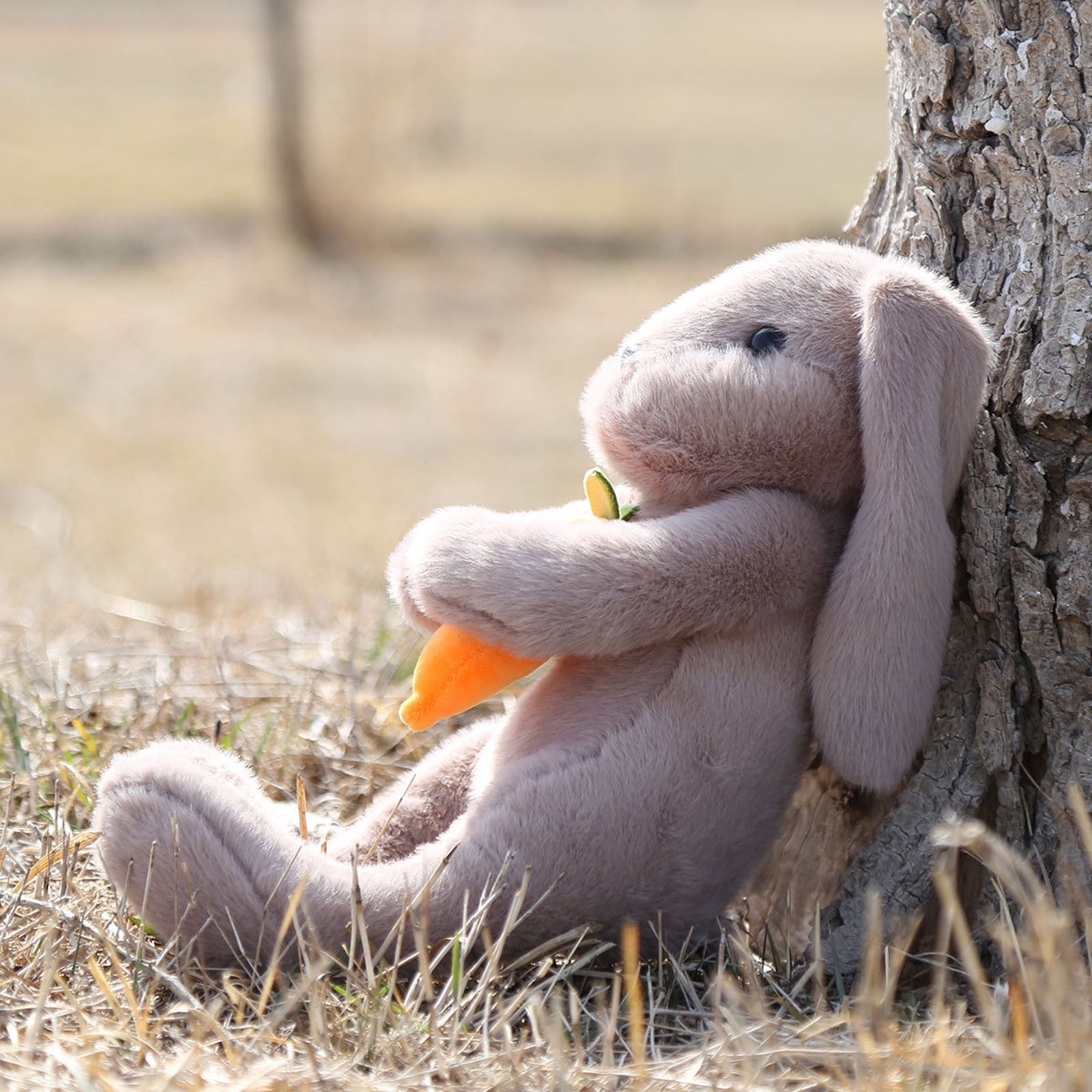 fsxdhpcsgfc Teddy 20cm/8" Or 40cm/8" Bunny Plushy Stuffed Animal Easter Rabbit Doll With Carrot Soft Rabbit Toy For Boys & Girls Cute Birthday & Party Decoration
