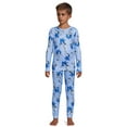 thumbnail image 3 of Sonic the Hedgehog Boys Allover Print Tight Fit Long Sleeve Top and Pajama Pants, 2-Piece Sleep Set, Sizes 4-12, 3 of 5
