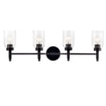 thumbnail image 3 of 55186BK Kichler Lighting Madden - 4 Light Bath Vanity-10.5 Inches Tall and 34 Inches Wide-Black Finish, 3 of 4