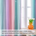 thumbnail image 3 of Cortinas XiDi Kids Blackout, 2 paneles, 107 x 244 cm, rosa y morado, 3 of 7