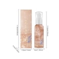 thumbnail image 2 of Aceite corporal con purpurina, fluido corporal brillante con purpurina, purpurina para cabello, rostro y cuerpo, purpurina colorida, fluido suavizante y brillante, 50 ml., 2 of 8