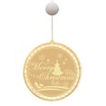 thumbnail image 1 of Inteprter Lámpara colgante 3D, decoración navideña para el hogar, lámpara LED de cadena, diseño único de vacaciones, ventana, luz de Navidad para Iluminación navideña feliz navidad 2 Inteprter HA001724-01B, 1 of 1