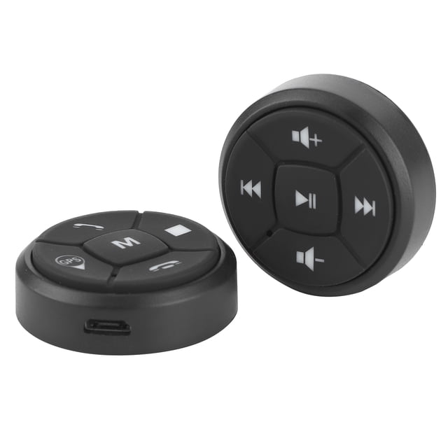 Contrôle à Distance du Volant de Voiture, Bouton de Commande du Volant GPSDVD de Voiture Contrôle Sans Fil Bouton de Commande du Volant Fiabilité Exceptionnelle