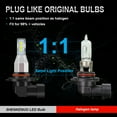 thumbnail image 3 of For Dodge Ram 1500 2013-2018 Led Fog Lights 4000LM 80W 9145 H10 Led Bulbs 2pcs, 3 of 5