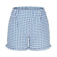 thumbnail image 6 of Aloohaidyvio Women's Plaid Boxer Shorts Summer Casual Gingham Shorts with Pockets, 6 of 7