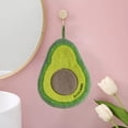 thumbnail image 1 of Toallas secamanos colgantes con forma de aguacate: seca tus manos al instante y de forma cómoda con esta creativa toalla de manos decorativa para baño., 1 of 6