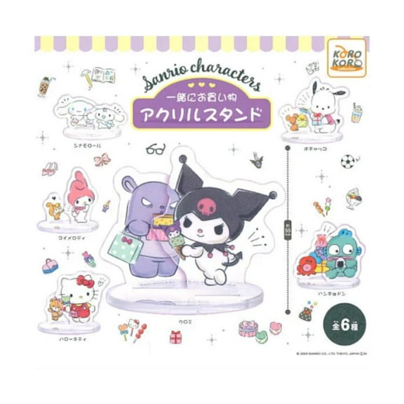 Sanrio Characters Shopping Together Gachapon Acrylic Stand Figure (1 Random)