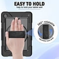 thumbnail image 4 of BMOUO Case for Samsung Galaxy Tab A11 Plus 11" 2026 / A9 Plus 11 Inch 2024,Protective Case Cover with 360° Rotating Stand and Hand / Shoulder Strap for Tab A11+ / A9+ Inch , Black, 4 of 8