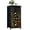 Color 5, variant on Dresser for Bedroom with 4 Storage Drawers Dark Academia Vintage Gothic Dark Forest Moody Moon Aesthetic Full Dressers Chest of Drawers Steel Framed Fabric Closet Organizers for Entryway