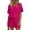 Rose Red, variant on Ekouaer Womens 2 Piece Pajamas Set Short Sleeve shorts Sleepwear Lounge Sets PJ Sets with Pockets