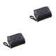 thumbnail image 1 of Cartera triple a la moda Qarigey para mujer de cuero portátil con varias ranuras Negro 2Conjunto, 1 of 6