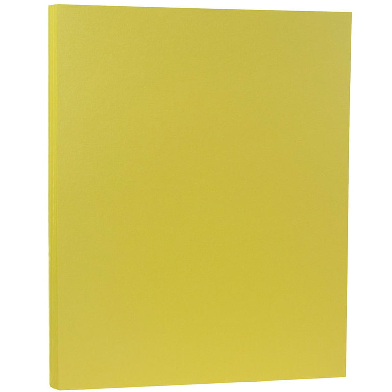 Jam Paper & Envelope Cardstock, 8.5 x 11, 80lb Chartreuse, 50 per Pack