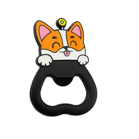 

Adzgya Bottle&Can OpenersMetal With Adorable Wangcai Dog Design Fridge Magnet