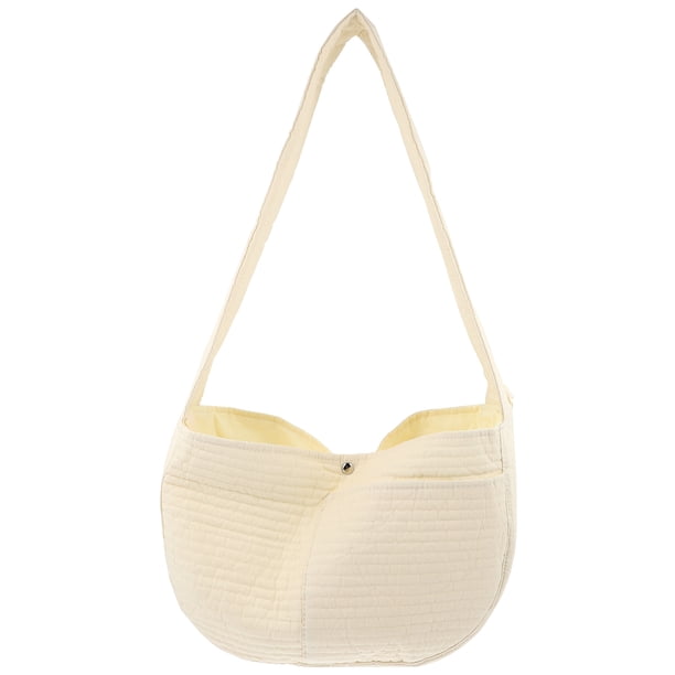 KAKOWELY 1 bolsa cruzada para mascotas, ideal para llevar perros y gatos, bandolera tipo bandolera (beige)