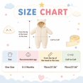 thumbnail image 3 of Christmas Baby Starfish Onesie, Warm Romper, Soft Hooded Bodysuit, Cozy Winter Jumpsuit Outfits for Boys Girls, 3 of 6