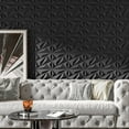 thumbnail image 4 of 12-Pack 3D White PVC Flower Textured Decorative Wall Panels, 19.6" x 19.6", 4 of 9