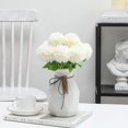 thumbnail image 4 of Tifuly Künstliche Hortensie Blumen, 11 Zoll Seide Pompon Chrysantheme Kugel Blumen für Hausgarten Party Büro Dekoration, Braut Hochzeitssträuße, Blumenschmuck, Mittelstücke (Rosa Lila-12 Stück) Ormromra LL-2104-4, 4 of 7
