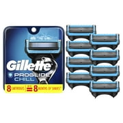 Gillette ProGlide Chill Men's Razor Blades, 8 Blade Refills