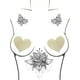 thumbnail image 4 of 12 pares de cubrepezones desechables con forma de corazón, autoadhesivos, para mujer, 7,7 x 6,7 cm, 4 of 5