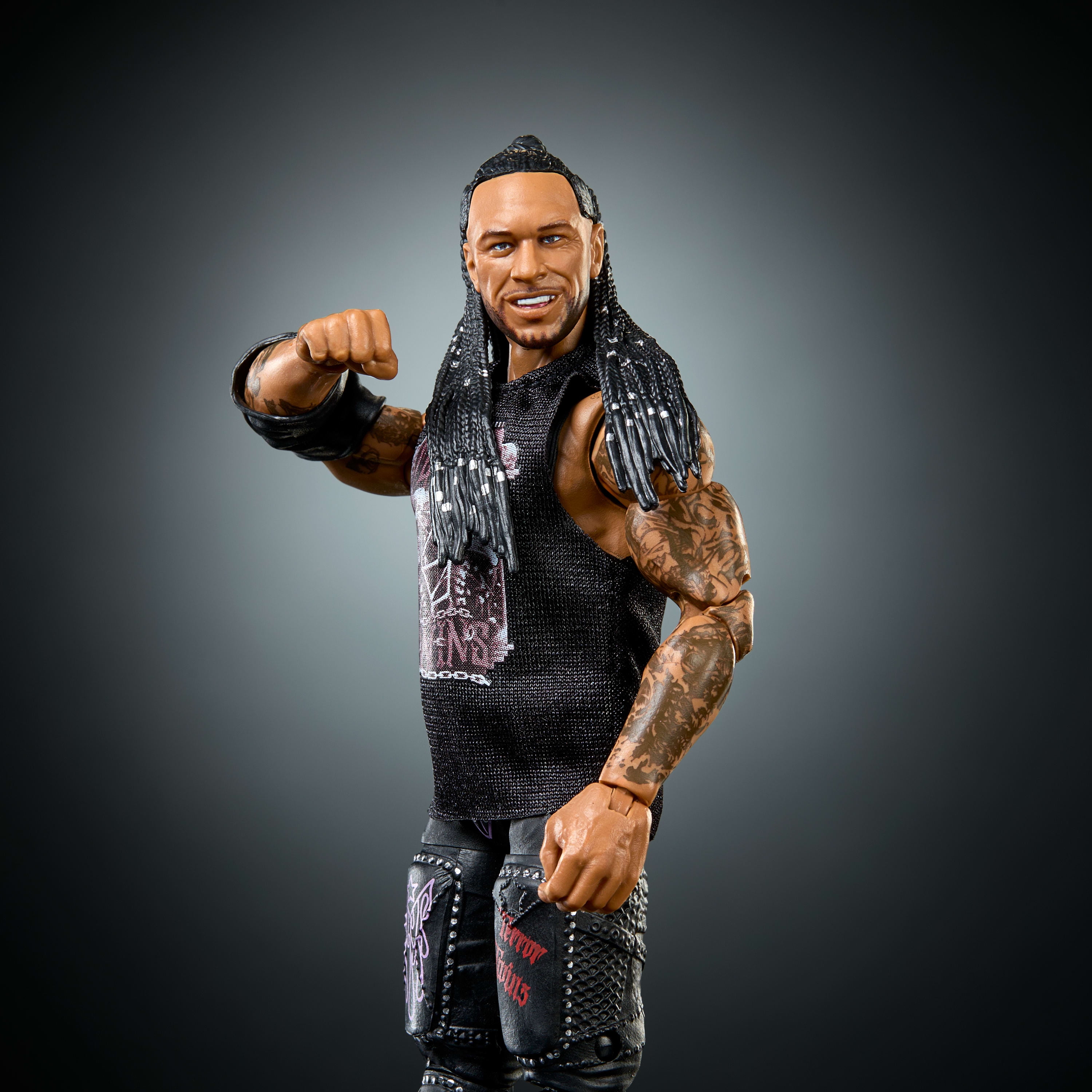 WWE Elite Damian Priest Action Figure, Series #122 Set, 6-inch Collectible with Accessories
