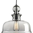 thumbnail image 1 of Progress Lighting P5332-143 Lampe de Plafond Suspendue 1-Light 75W Med en Graphite, 1 of 5