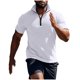 thumbnail image 3 of Ceisia Men's Casual Striped Half Button Round Neck Pullover with Pocket Daily Fashion Top Gift, 3 of 6