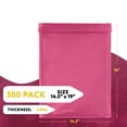 thumbnail image 2 of Poly Mailers 14.5 x 19 Inch. 500 Pack of Hot Pink 2 Mil Polyethylene Shipping Envelopes for Clothing. Self Sealing Poly Shipping Bags. Waterproof Poly Bags for Shipping, 2 of 9