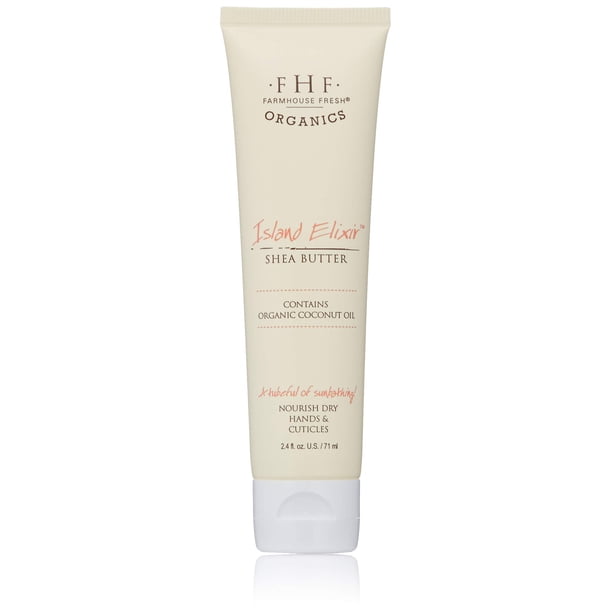 FarmHouse Fresh Island Elixir Crema de manos con manteca de karité, 2.4 onzas líquidas